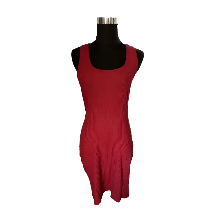 VESTIDO ROJO ROPA MUJER VESTIDOS MARCA GENERICA - 1