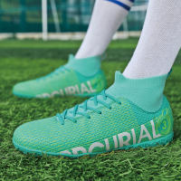 ZHENZU Botas De Fútbol Profesionales Tallas 31-45 Zapatos De Fútbol Para Hombres Y Niños Suela De Futsal Transpirables Y Flexibles Para Campo Duro - details 6