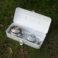 Cacerola De Acero Inoxidable Para Camping Y Senderismo Portátil Con Asa Antideslizante Ultraligera Para Hervir Agua En Estufa - details 8