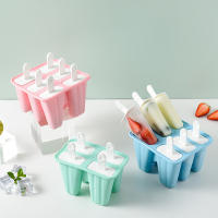Moldes para Polos de Hielo Silicona 6 Piezas Molde para Paletas Reutilizables de Quitar Máquina para hacer Polos de Hielo Molde para Paletas de Hielo Sin BPA - details 1