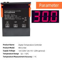 Termostato Inteligente MH1210W Controlador De Temperatura Regulador AC DC 110-220V 24V 12V Pantalla Digital Para El Hogar - details 3