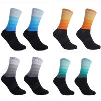 Calcetines De Ciclismo Profesionales 2023 De Marca Para Montaña Calcetines Deportivos De Rodilla Alta Material Nylon Spandex Para Hombres - details 4