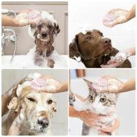 Cepillo De Baño Para Mascotas De Silicona Suave Masajeador Con Gel De Ducha Herramienta Limpia Para Perros Y Gatos Suministros De Peluquería - details 7