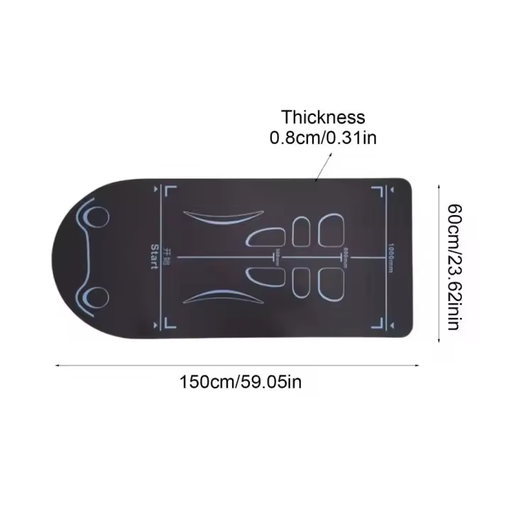 Estera de Yoga Antideslizante y Gruesa Almohadillas para Rodamientos de 8MM - 1
