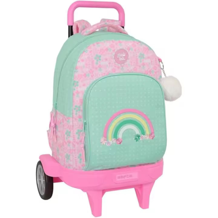 Mochila Trolley Con Ruedas Compact Evolution Glowlab Amazing 83427 - 1