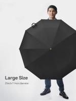 Paraguas Automático De Lujo OLYCAT Para Hombres Estilo Empresarial Grande Resistente Al Viento Impermeable 280T Plegable Con Tubo De Aluminio - details 6