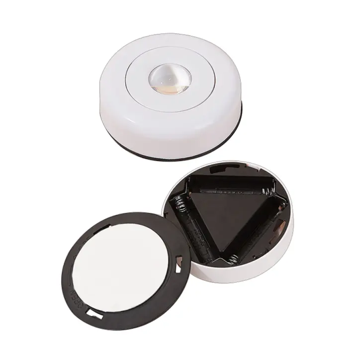 Lámpara De Noche Inalámbrica Proyector De Atardecer Luz LED Para Decoración De Hogar Cocina Armario Dormitorio Iluminación Redonda Con Batería Incluida - 1
