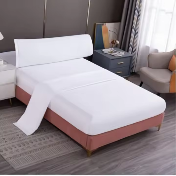 ARISE SHOP-Sábanas lisos de verano,suave,3 Piezas,100%Poliéster,Incluye Funda de Almohada + Encimera + Bajera Ajustable,90cm hasta 150cm - 1