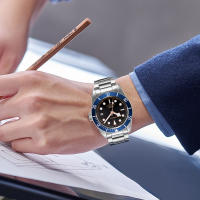 Reloj De Pulsera Para Hombre De Lujo Con Movimiento Japonés Y Cristal De Zafiro CORGEUT Diversión Automática Con Fechador Estilo Negocios Y Casual Resistente Al Agua 20 Barra - details 9