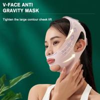 Máscara Facial Respirable V Levantamiento De Checos Reducción De Doble Mentón Banda Modeladora Antirrugas V-Línea Shaping - details 4
