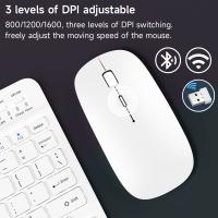 Teclado Inalámbrico Bluetooth Para Tablet iOS Android Windows Teclado Para Xiaomi Huawei Samsung Soporte Multilenguaje Español Inglés Francés Árabe Hebreo - details 8