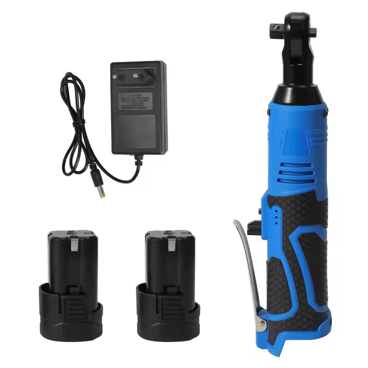 Llave de acero Eléctrica de 100 Nm, Llave Eléctrica inalámbricaCon 2 baterías, 18 V, herramienta de reparación de Llave de 3/8 pulgadas, 260 rpm, 8000 mAh, para reparación de - 1