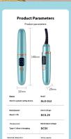 Rizador De Pestañas Eléctrico Portátil Dispositivo De Rizado Rápido Natural Duradero Herramienta De Maquillaje Material Plástico - details 10