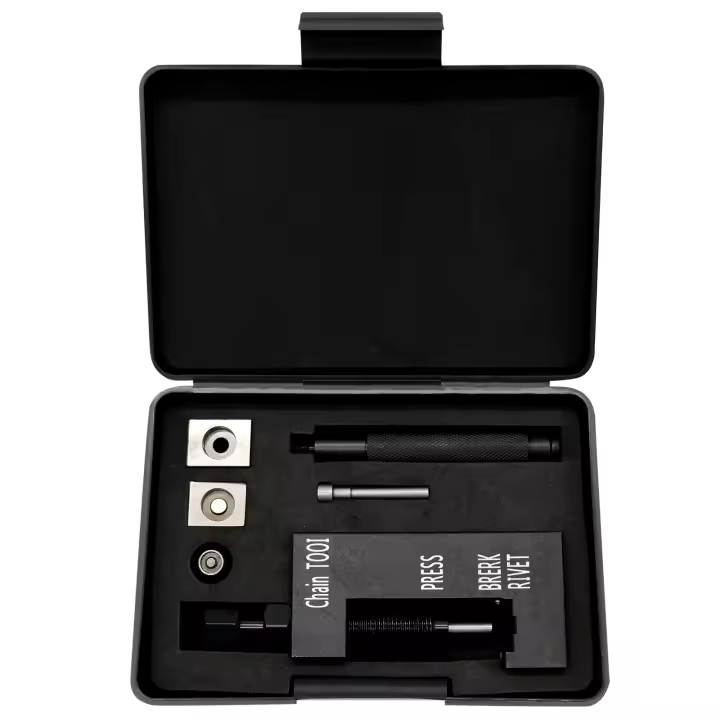 Herramienta De Mantenimiento Para Motocicleta Desmontaje De Cadena Kit De Broca Para Cadenas 520 525 530 Herramienta Especial Para Remoción De Cadena - 1