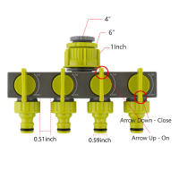 Divertido De 4 Maneras Para Grifo De Jardín Conector De Tubo De Agua Distruidor De Agua Para Grifo De Exterior Riega - details 3