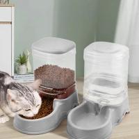 Comedero automático para mascotas, comedero para perros y gatos de 3,5 L, dispensador de comida para mascotas, bebedero para animales de perros y gatosComedero automático para mascotas, comedero para perros y gatos de 3,5 L, dispensador de comida para mas - details 0