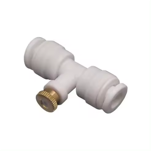 VIVO VERDE Conexión "T" de Nebulización 1/4" con Tobera Incluida VIVO VERDE - 74648 Conexión "t" de nebulización Complementos y Recambios para Regar Valvulas Riego - 1