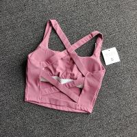 Sudadera Deportiva Para Mujer Push up Fitness Yoga Transpirable Running Chaleco Deporte Top Mujer Gimnasio Wear Vest Bralette - details 14