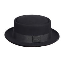 Sombrero Fedora De Lana Wool Para Hombres Y Mujeres Con Cinta Dome Y Pico Plano Sombrero De Panamá Para Iglesia Y Jazz Accesorios De Moda Para Caballeros - details 4