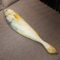 Nueva Simulación Gran Juguetes De Pescado Amarillo Almohada Suave De Peluche Realista Cojín De Descanso Decorativo Regalo - details 7
