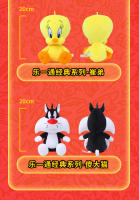 Muñeco De Peluche Clásico De Dibujos Animados 20cm Personajes Bugs Duffy Tweety Conejo Ciclón Regalos Para Niños Material Poliéster Relleno De Algodón PP - details 7