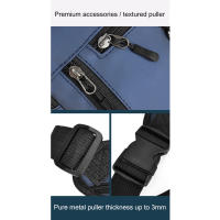 Bolsa Táctica Impermeable Para Viajes Para Hombres Bolsa De Hombro Lateral De Motocicleta Estilo Casual Para Exteriores Y Ciclismo - details 16