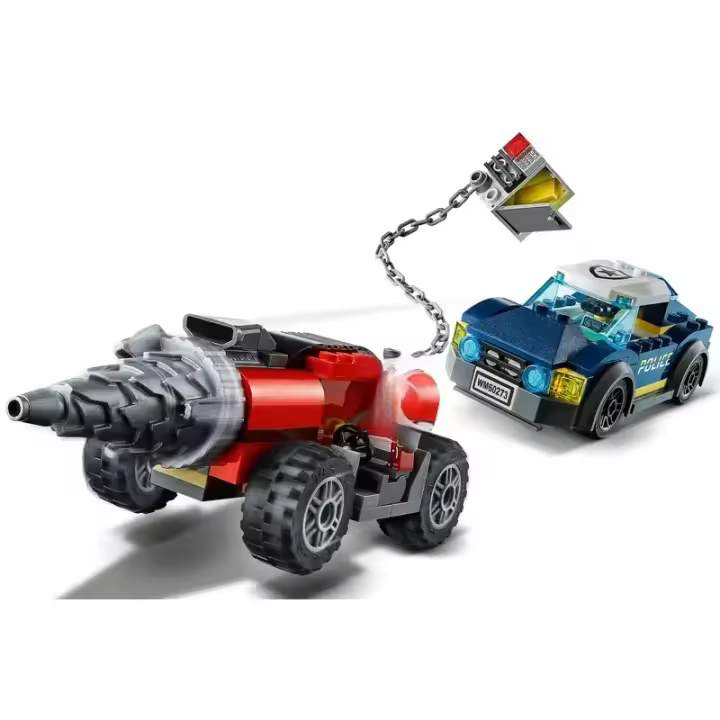 Bloques De Construcción Elite City Series Persecución Policial Herramienta De Bricolaje Para Niños Modelo De Coche De Bloqueo De Montaje Sin Batería Material ABS - 1