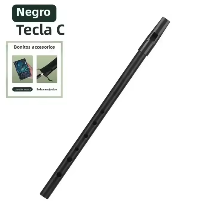 Flauta Irlandesa Auténtica Miwayer Con 6 Agujeros Clave C/D Perfecta Para La Música Tradicional Irlandesa Instrumento Musical - 1