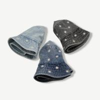 Gorro De Buho De Lino Para Mujer Con Bordado De Margarita Protección Solar Estilo Casual Hip Hop Sombrero De Verano Vintage - details 7