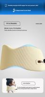 Almohada De Viaje En Forma De U De Memoria Puro Soporte Cervical Para Avión Oficina Siesta Almohadas De Cuello Almohada De Cabeza - details 7