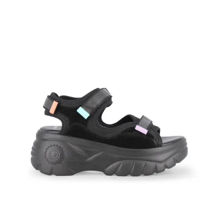 Blogger TANDIL Sandalias con plataforma de mujer negras en sintético 81361 - 1