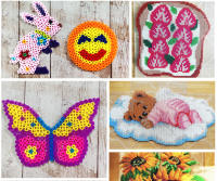 Juguete De Puzzle 3D HaMa Bead 24 Colores Set De Perler Para Niños Juego De Colores DIY Para Educar Y Divertir - details 7