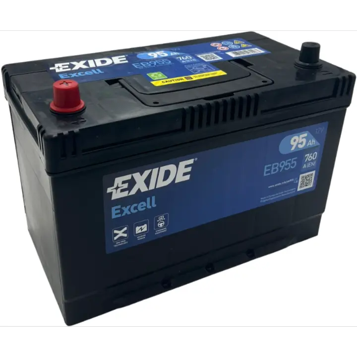 Batería de coche Exide EB955 Excell. 12V - 95Ah/760A (EN) Caja D31 - 1