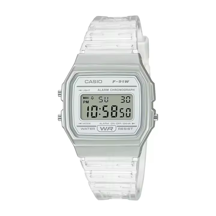 Casio Reloj F-91ws-7ef Blanco Unisex - 1