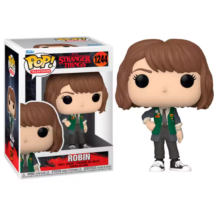 Figura Pop Stranger Things Robin-Figura de Vinilo Coleccionable - Idea de Regalo- Mercancia Oficial - Juguetes para Niños y Adultos - Movies Fans - Muñeco para Coleccionistas y Exposición - 1
