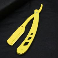 Afeitadora Manual Para Hombres Barbero Cuchillo De Lámina Reemplazable Cuidado De Barba Regalo Para Hombres Metal No Electrónica - details 8