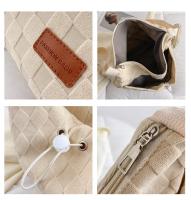 Nueva Bolso De Hombro Para Mujer Estilo Harajuku Diseñador Moda Tamaño Grande Capacidad Grande Estampado Solido Y Cuadros Bolso Transversal Para Estudiantes - details 0