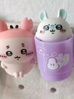 6pcs Muñecos De Vinilo Japoneses Qitan Enormes Ovos Chiikawa Auto-deprecación Oso Cangrejo Forma Juego De Niños Ornamento Usagi - details 3