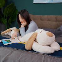 Muñeco De Peluche Grande De 100CM Perro Dormido Juguetes De Animal Suaves Regalo De Cumpleaños Para Niñas Niños Y Adultos Tamaño Generoso Material Suave - details 7