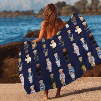 Toalla De Playa De Microfibra Con Diseño De Oso Teddy Cute Absorbente Y Suave Para Yoga Natación Running Senderismo Tamaño 76x182 Cm - details 6