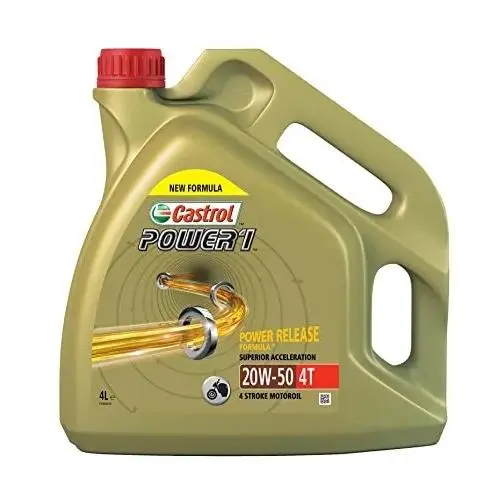 Castrol POWER1 4T 20W-50 Aceite de Moto 4L - 1