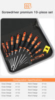 AIRAJ Juego De Destornilladores Aislados Multifuncionales 6/8/10 Piezas Con Mango Antideslizante Y Almacenamiento Magnético Para Reparación De Piezas De Electrodomésticos - details 4