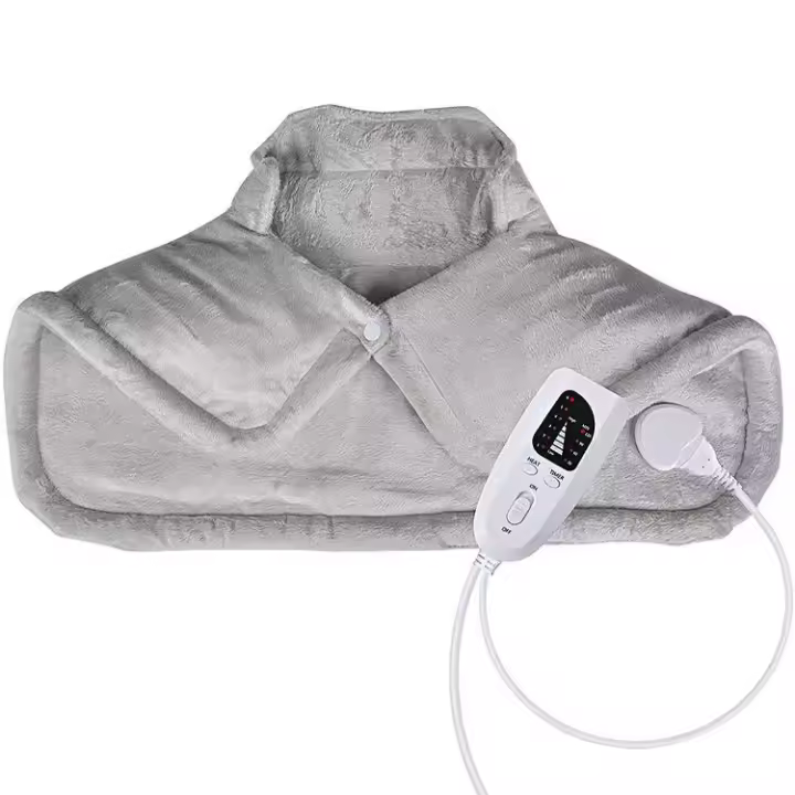 Cojín Térmica para Cuello y Hambros, Capa Eléctrica Térmica, Protección Contra sobrecalentamiento y Automático - 1