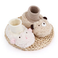 Zapatillas De Otoño-Invierno Para Bebés Con Diseño De Oso Y Oveja Niños Y Niñas Calf Sintética Antideslizante Cómodo Para 0-18 Meses - details 22