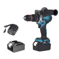 Taladro Impacto 13mm 650Nm 1500W Sin Escobillas - Atornillador Inalámbrico Li-ion Compatible con Makita 18V para Bricolaje/Construcción - details 0