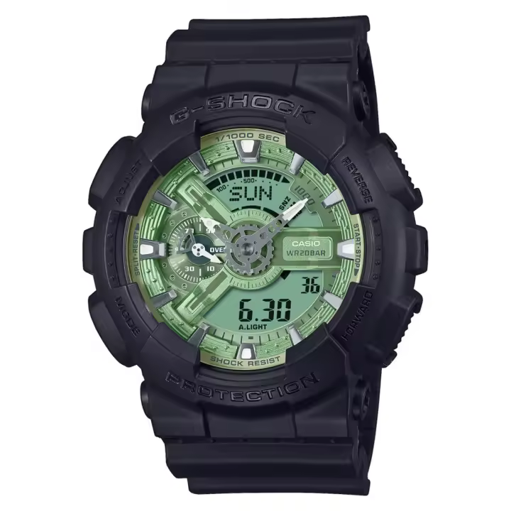 Casio Reloj Hombre Analogico/digital Cuarzo con Correa de Resina GA-110CD-1A3ER - 1