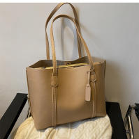 Bolso De Hombro Versátil De Cuero Suave Negro Minimalista Gran Capacidad Bolso De Tote Casual Para Mujer Estilo Inglés - details 39