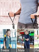Set De Bandas De Resistencia Con Manillares Para Ejercicios De Peso Propio Accesorios De Gimnasio Para Entrenamiento Muscular En Casa - details 2