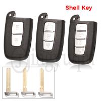 Carcasa De Llave Remota Inteligente Jingyuqin Para Hyundai IX35 Sonata 8 Elantra Kia K2 K5 Sportage Forte Con 2/3/4 Botones Repuesto De Carcasa De Llave - details 0
