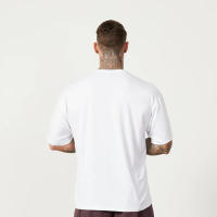 Camiseta De Algodón Para Hombre Estilo Casual Con Hombros Caídos Y Mangas Cortas Para Gimnasio Y Fitness Camiseta De Verano Deportiva Suelta Y Cómoda - details 4